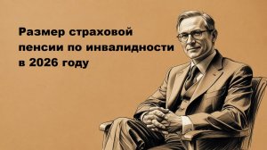 Размер страховой пенсии по инвалидности в 2026 году