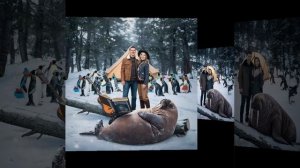 Палатка на снегу