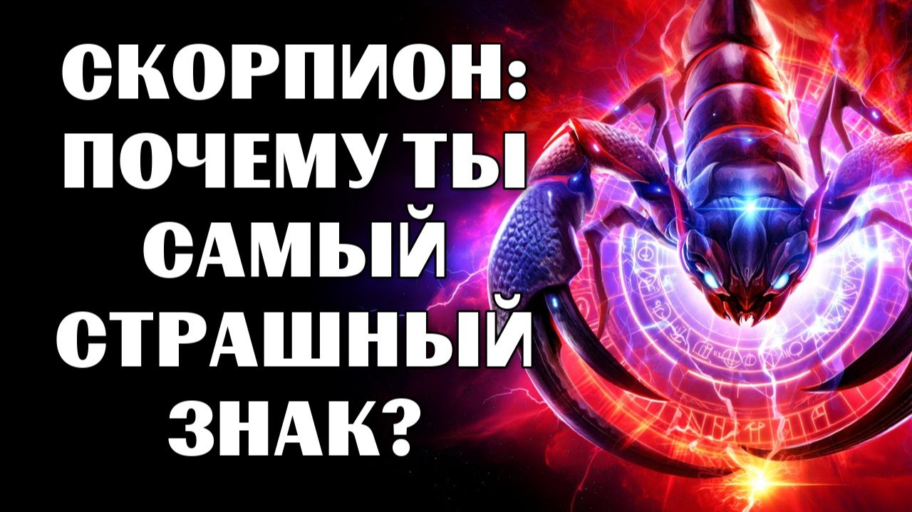 🔴16 причин, почему 🦂Скорпион — самый страшный знак зодиака. 😨ВАНГА ОТКРЫЛА ВАШУ ТАЙНУ🔮❗ смотреть онлайн