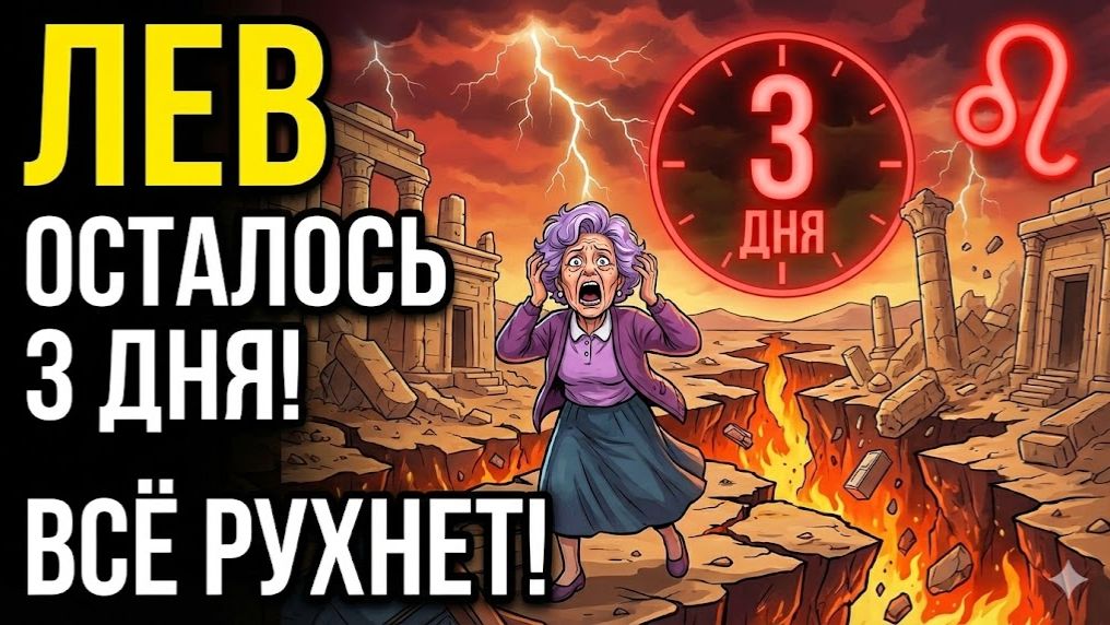 🔴🦁ЛЕВ, ЗАПОМНИТЕ ЭТУ ДАТУ! 😨БЕРЕГИСЬ: 🤑Раскол реальности и богатство ждут❗ смотреть онлайн