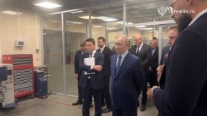 Президент посетил учебно-лабораторный корпус «Физтех Арктика», 23 января 2026 года