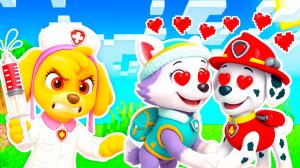 СКАЙ ОБИДЕЛАСЬ на МАРШАЛА и ЭВЕРЕСТ и ЗАКОЛДОВАЛА ИХ ЩЕНЯЧИЙ ПАТРУЛЬ в МАЙНКРАФТ