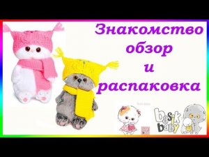 Знакомство с Бэби БАСИКОМ и Бэби ЛИЛИ в шапочке с шарфиком. Обзор и распаковка.