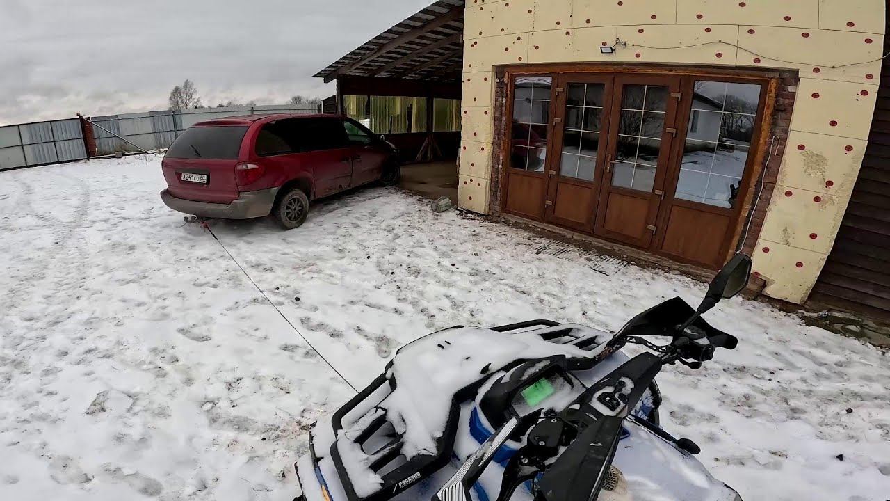 Ещё один Псих на хуторе ! Квадрик тянет машину. ХУТОР В ЛЕСУ №899 смотреть онлайн