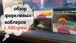 обзор форелевых воблеров с AliExpress