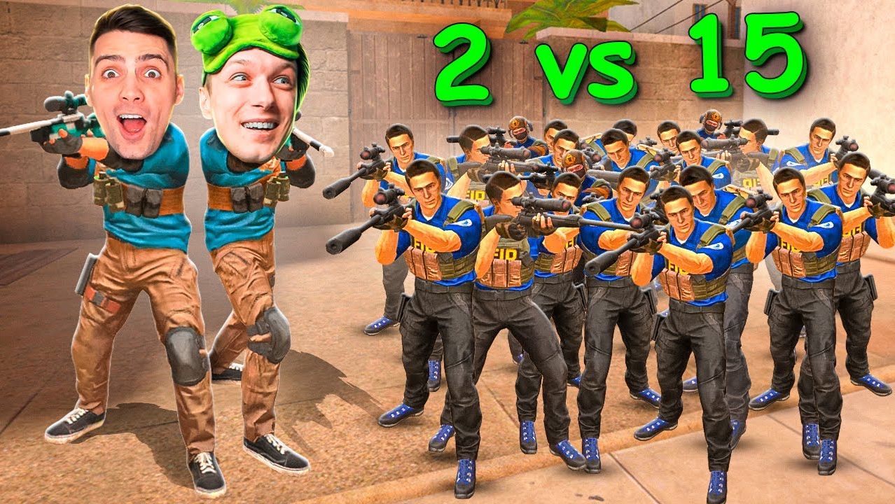 ЭТО БЫЛО БЕЗУМИЕ! 2 AWM ПРОТИВ 15 M40 В STANDOFF 2 / СТАНДОФФ 2 смотреть онлайн