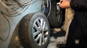 В г. Гагра раскрыта кража колес с автомобиля.