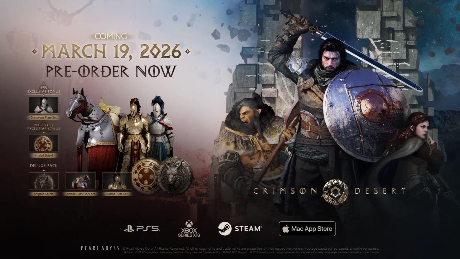 Свежий трейлер Crimson Desert раскрыл дату релиза смотреть онлайн