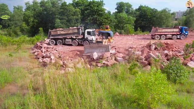 Строительство, засыпка камнем , очередной обзор смотреть онлайн