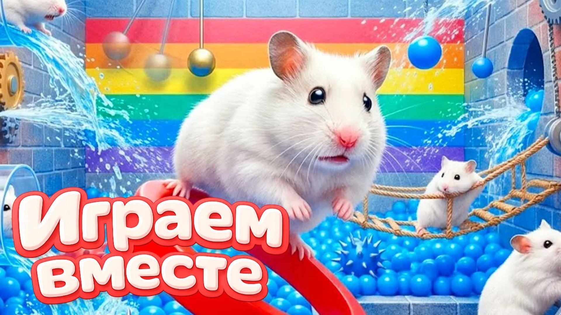 НОВЫЙ ОПАСНЫЙ ЛАБИРИНТ ДЛЯ ХРАБРОГО И УМНОГО ХОМЯКА 🐹 ВИДЕО ДЛЯ ДЕТЕЙ ! Ч.7 смотреть онлайн