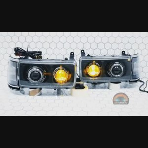 Тойота ленд крузер 80 фары от ledstudio