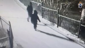 Момент похищения ребенка в Красноярске