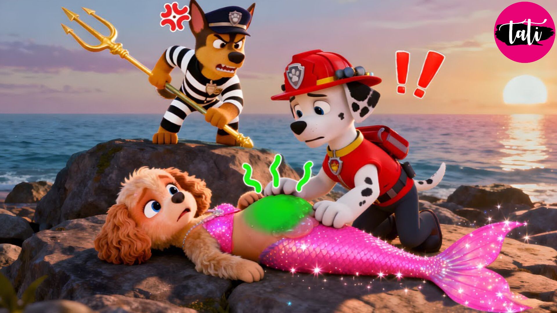 Щенячий патруль и Маршалл. Залипательное видео. Мультфильм для детей и малышей. Анимация 115 смотреть онлайн