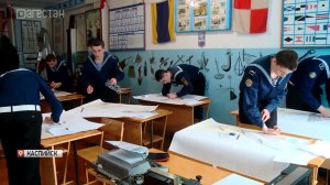 В кадетской морской школе-интернате состоялся навигационный конкурс