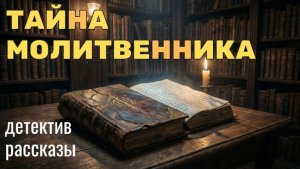 Аудиокнига "ТАЙНА МОЛИТВЕННИКА" аудио рассказы