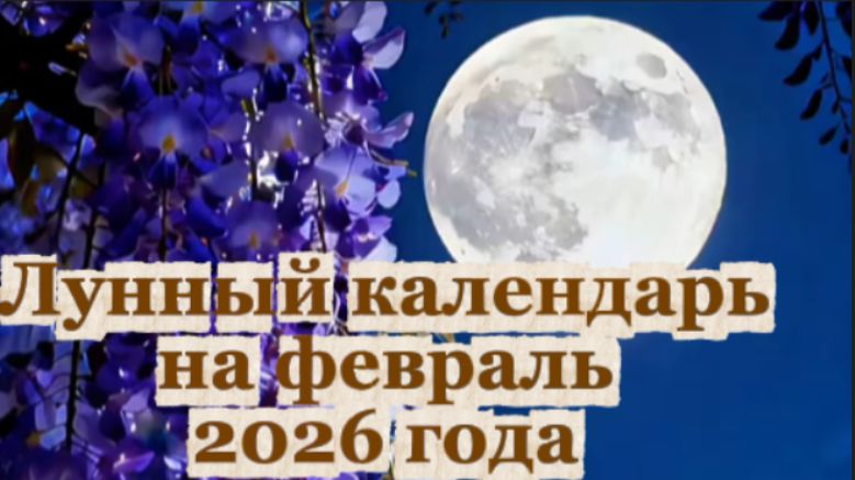 Лунный календарь благоприятных дней февраля! смотреть онлайн