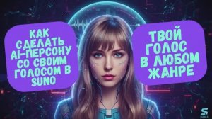 СВОИМ ГОЛОСОМ в SUNO / Как создавать самому песни С ПОМОЩЬЮ ИИ / ЮЛАВИ Studio