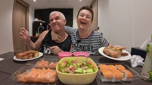 Мукбанг НАЛОПАЛИСЬ от пуза не думая о ДИЕТАХ! Вована проснулся АППЕТИТ) Вот такой ПП ужин в Таиланде