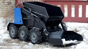 Челнок-500.  Мини-думпер плюс мини-погрузчик