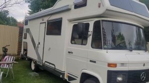 Camper based on a 1985 Mercedes 508d from Germany