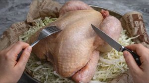 Кочан капусты и курица Нереально вкусное блюдо из простых продуктов! Ужин за 60 минут.