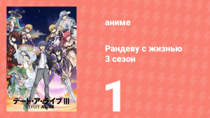 Рандеву с жизнью 3 сезон 1 серия «Седьмой дух» (аниме-сериал, 2013)