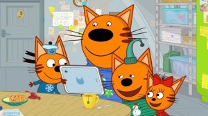 Три Кота зимние каникулы мультфильм нарезка для детей и детишек#2026