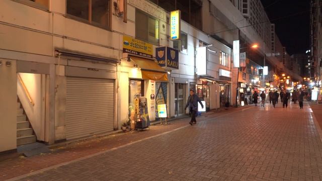 Токио ночью путь от Токийский вокзал к Акихабаре живая атмосфера 🌙👀 смотреть онлайн