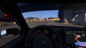 играем в етс 2 надо проехать 1500 км на ладе гранте с ПРИЦЕПОМ !!!!!!!!!!