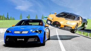 BeamNG Drive - Высокоскоростные автомобильные аварии