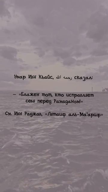 Блажен тот, кто исправляет себя перед Рамаданом. Шейх Шамиль аш-Шафи'ий. смотреть онлайн