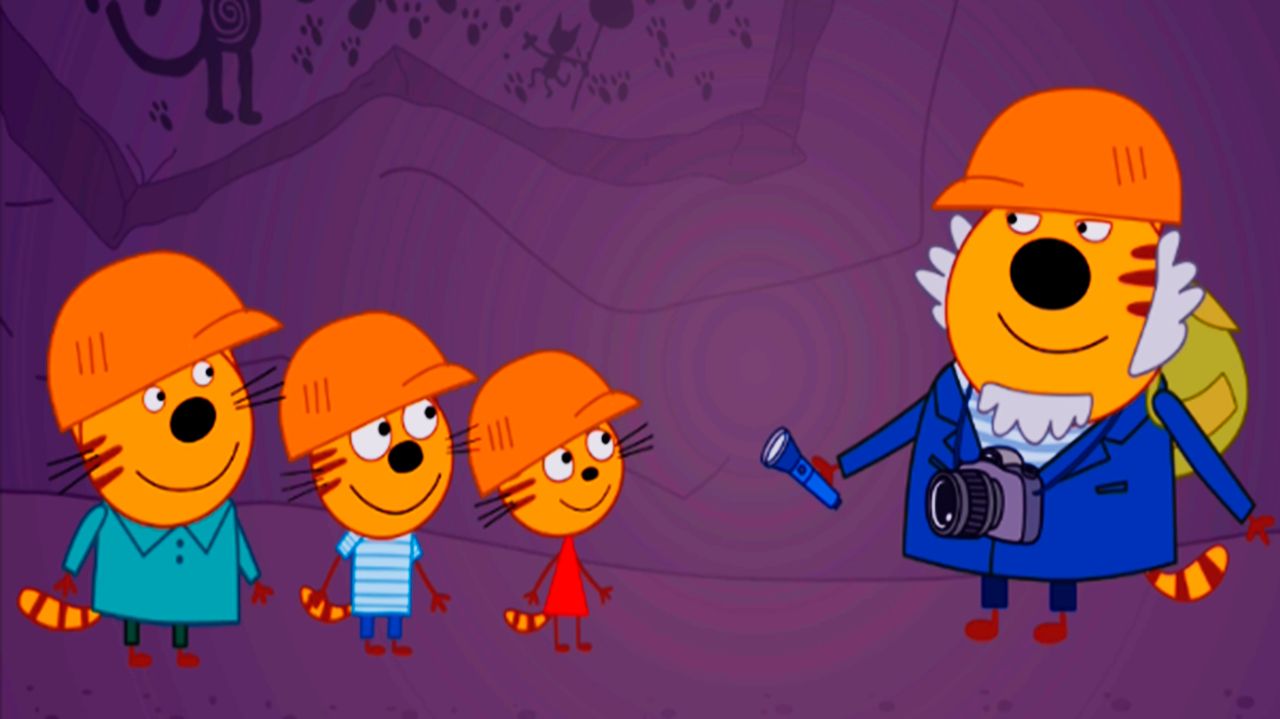 Развивающие мультики для детей три кота - пазл - Познавательный мультфильм для малышей смотреть онлайн