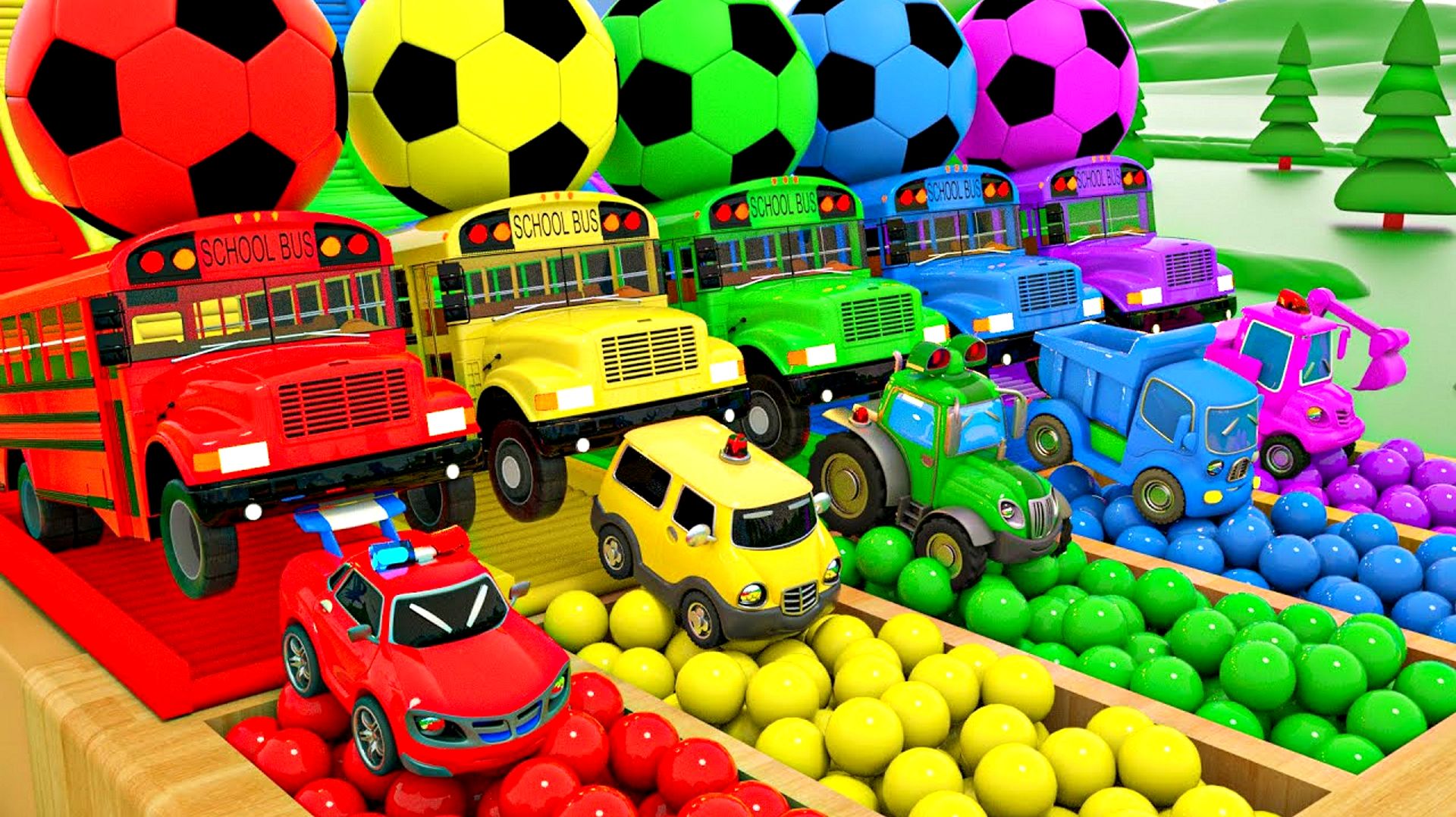 Мультфильмы про машинки для детей и малышей. Мультфильмы с веселыми песенками для детей и малышей смотреть онлайн