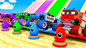 Мультяшки про машинки для детей и малышей. Мультяшки с веселыми песенками для детей и малышей