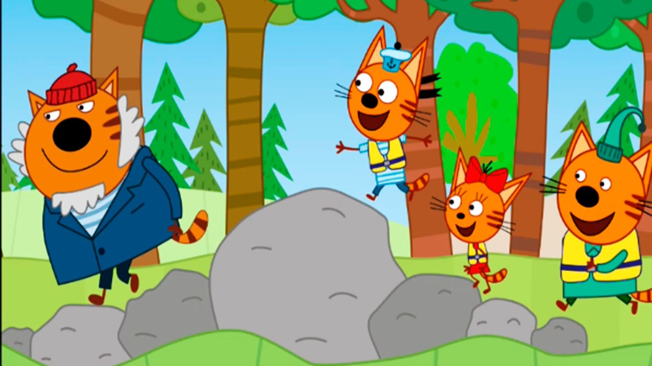 Развивающие мультики для детей три кота - пазл - Познавательный мультфильм для малышей смотреть онлайн