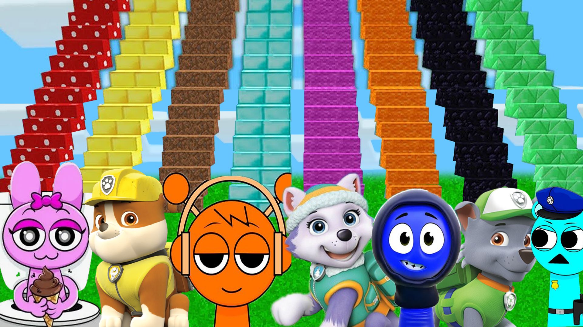 ВЫБЕРИ ПРАВИЛЬНОЕ ИСПЫТАНИЕ КОЛЯ СПРУНКИ ХАГГИ ВАГГИ В МАЙНКРАФТ смотреть онлайн