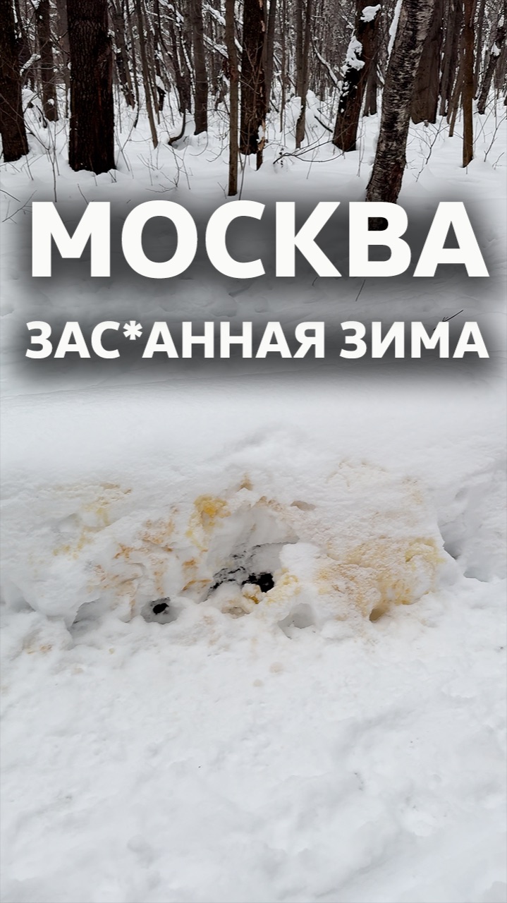 Желтоснежная Зима в Москве #ужас смотреть онлайн