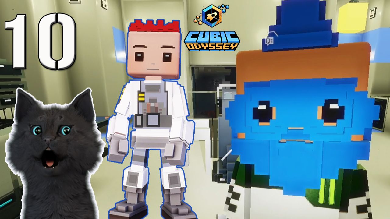 Cubic Odyssey или Minecraft СУПЕР КОТ ВСТРЕТИЛ БОРОДАТОГО СИНЕГО СОСЕДА 🐱 ВЫЖИВАНИЕ #10 смотреть онлайн