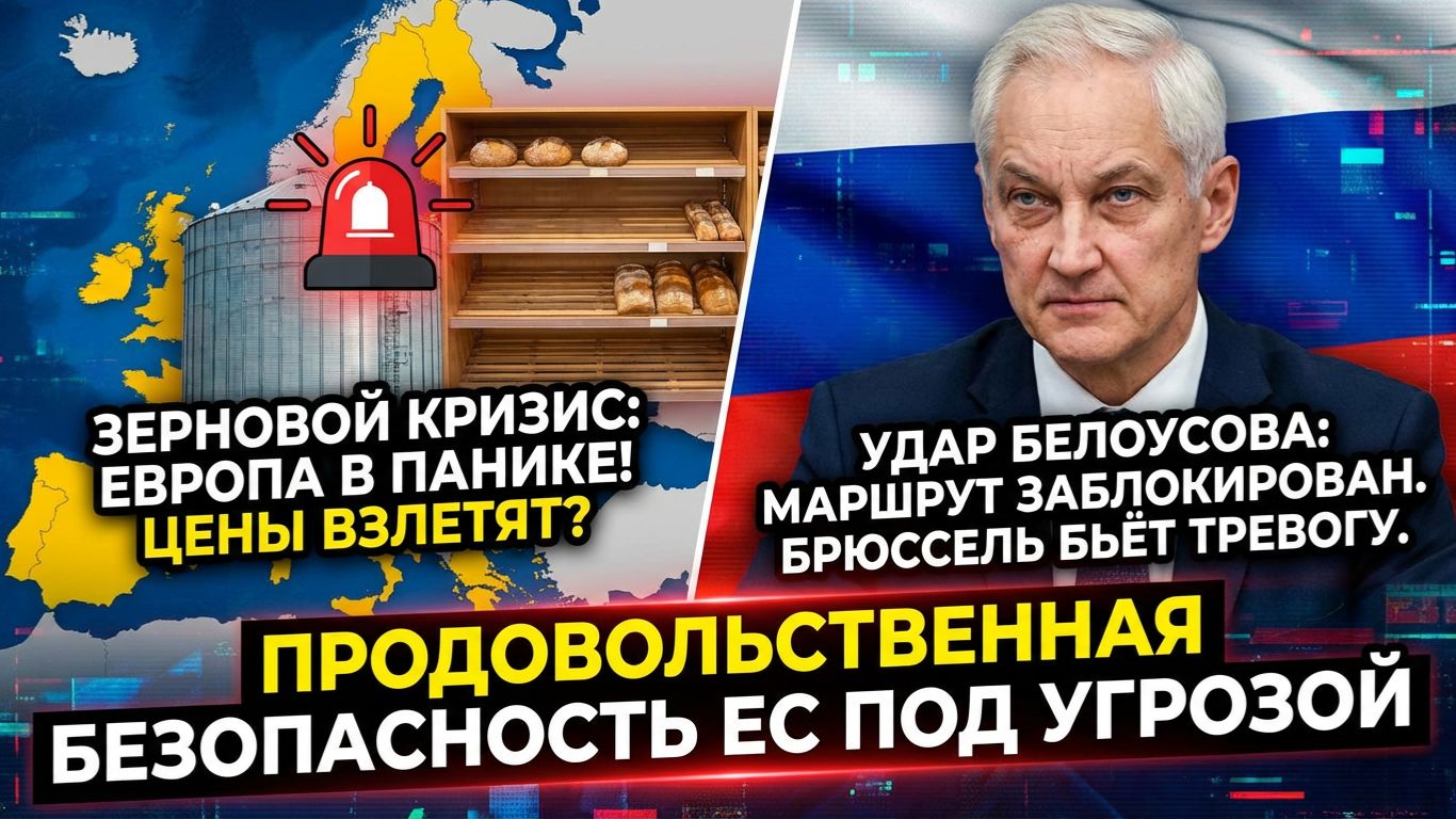 Белоусов заблокировал поставки зерна: Европа под угрозой смотреть онлайн