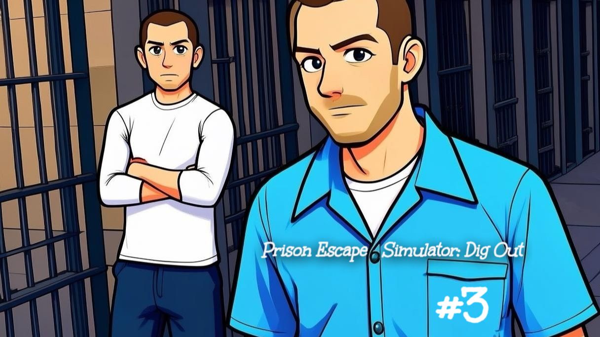 ПЕРЕВЕЛИ В ТЮРЬМУ СТРОГОГО РЕЖИМА. Prison Escape Simulator: Dig Out #3 смотреть онлайн