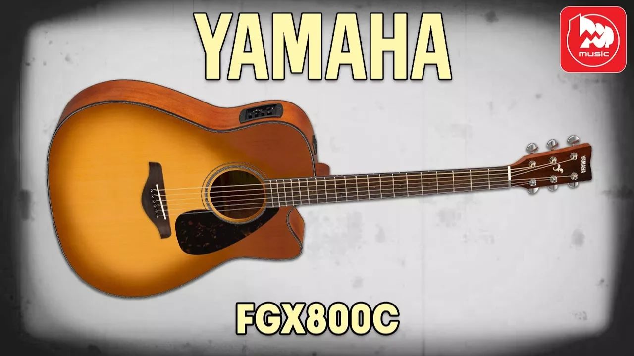 YAMAHA FGX800C электроакустическая версия популярной YAMAHA FG800 смотреть онлайн