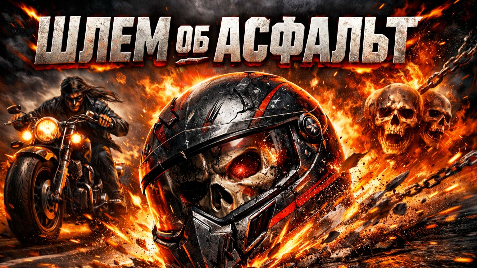 💀 Шлем об асфальт | Байкерский Метал на Полной Скорости 🏍️🔥 смотреть онлайн