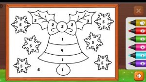 Веселая раскраска 3. Раскрашиваем по цифрам. На Русском