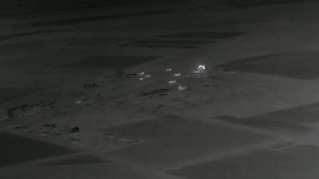 Работа расчета РСЗО "Град" в ночное время. Запарожское направление. смотреть онлайн