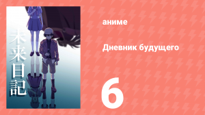 Дневник будущего 6 серия (аниме-сериал, 2011)