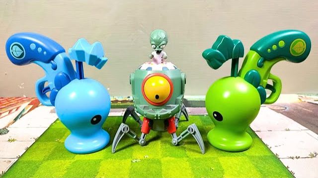 Эксперимент ASMR с игрушками Растения против зомби смотреть онлайн