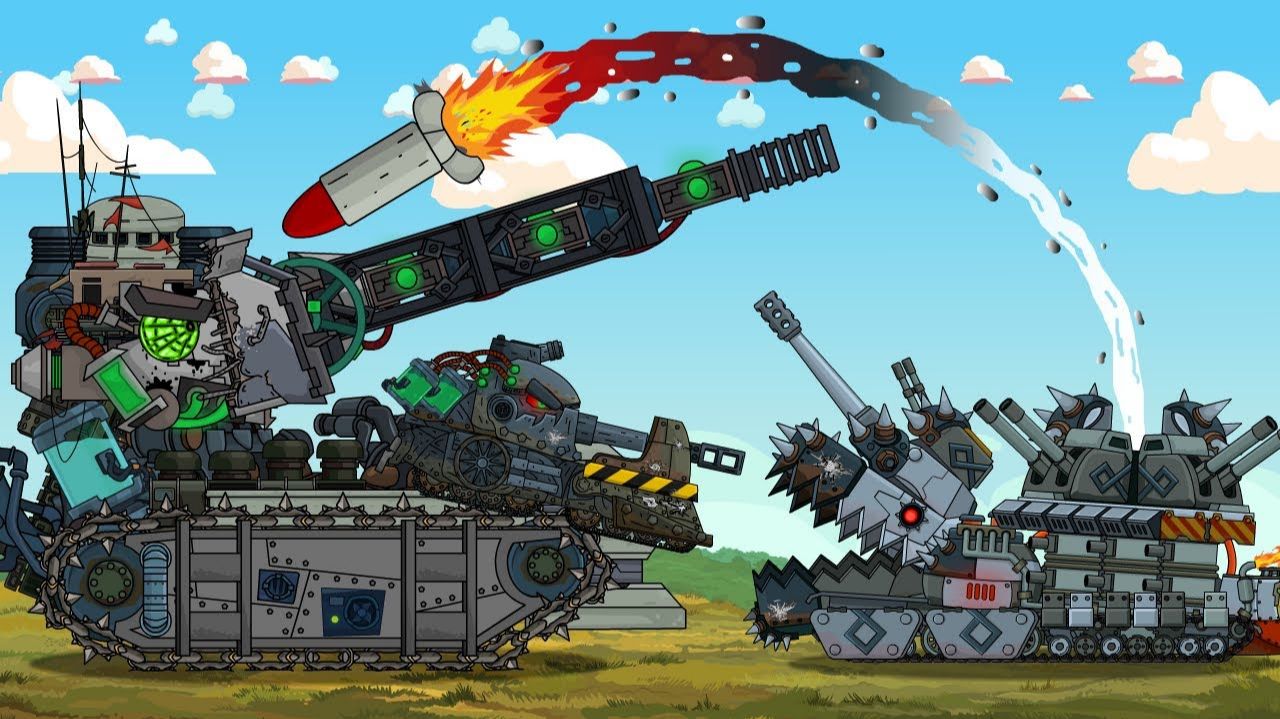 УДАР РАКЕТОЙ по Городу-Танку! КВ-54 vs Оплот смотреть онлайн