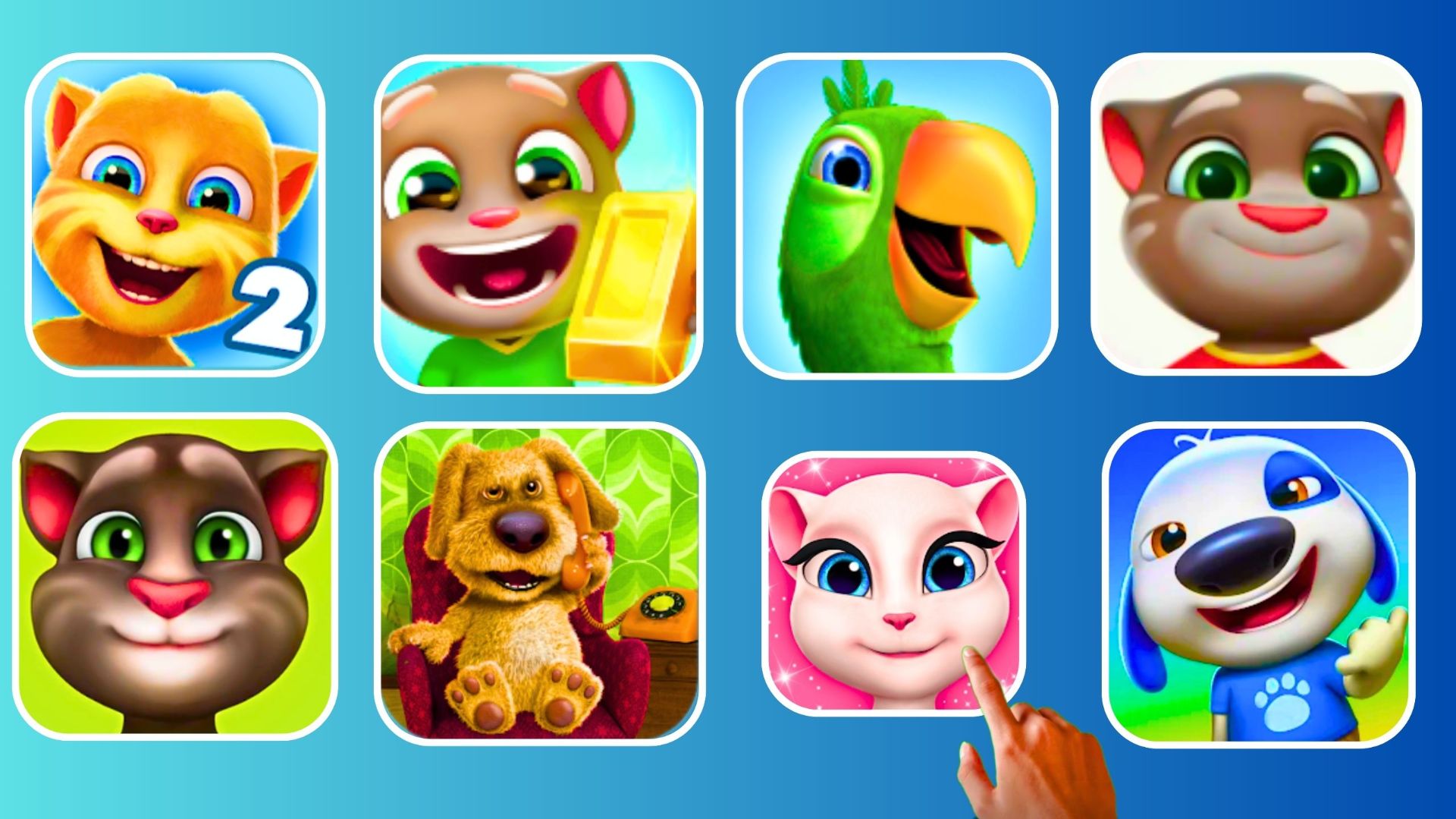 Tom_Friends,Tom Run Gold,Talking Pierre,Talking Tom,My Tom,Talking Ben,My Angela,My Hank. смотреть онлайн