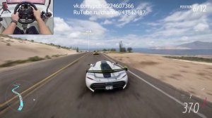 🚗🎮 Koenigsegg Jesko мощностью 1600 л.с. ПРОТИВ гиперкаров | Руль Forza Horizon 5 Logitech G923