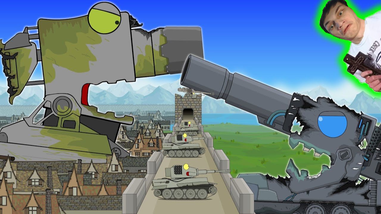 МОНСТР КАРЛЗИЛЛА против ЛЕГИОНА МЕРТВЕЦОВ - Реакция на LaimenFlash (Мультики про танки анимация ? ! смотреть онлайн